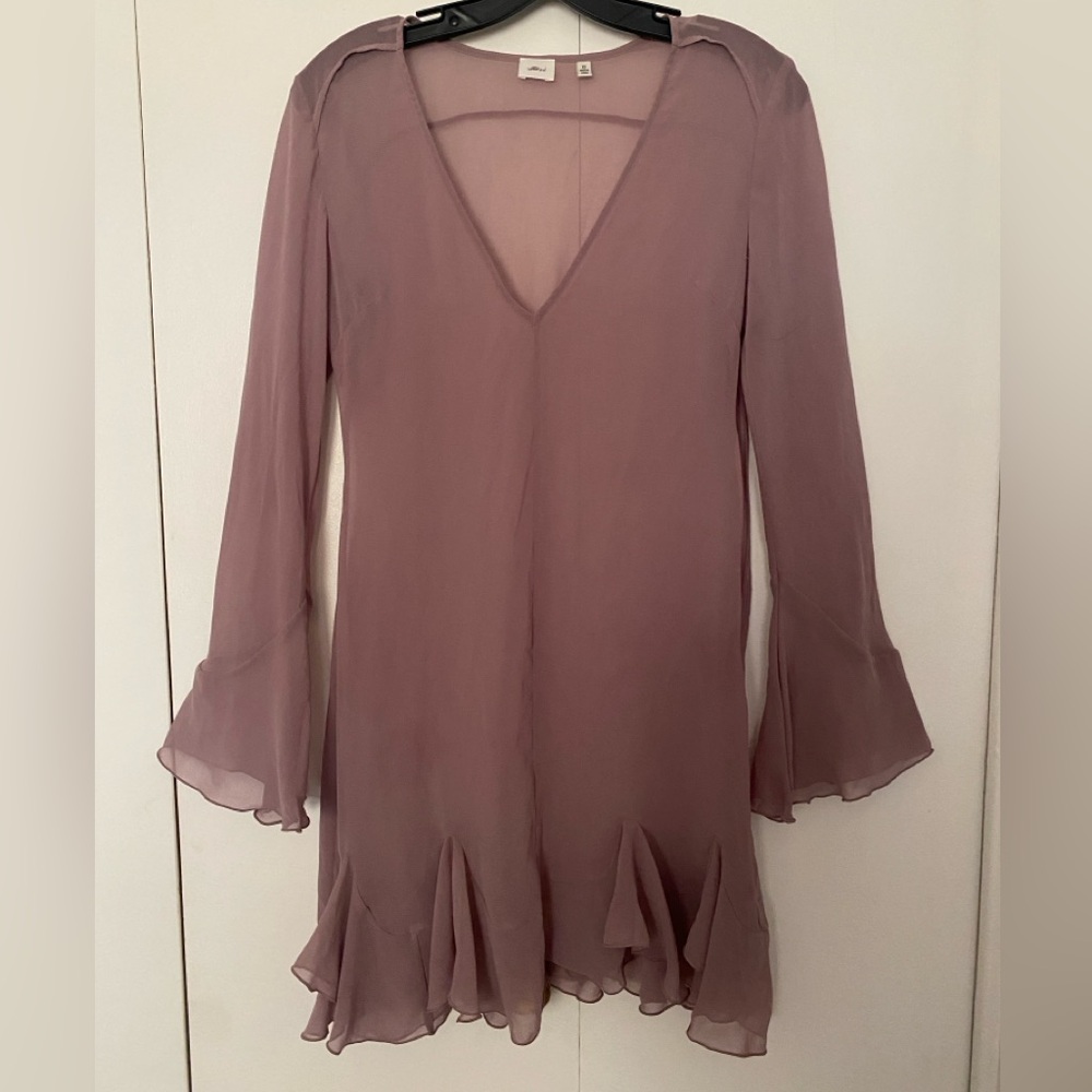 NWOT Wilfred Folia Sheer Dress